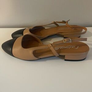 L'intervalle Slingback Beige Kitten Heel